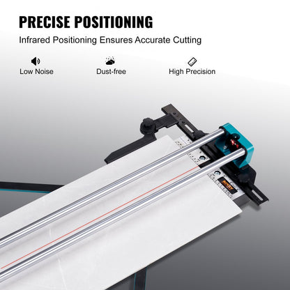 8106C-8L/48" - Professional 48" Manual Tile Cutter with Infrared Guide