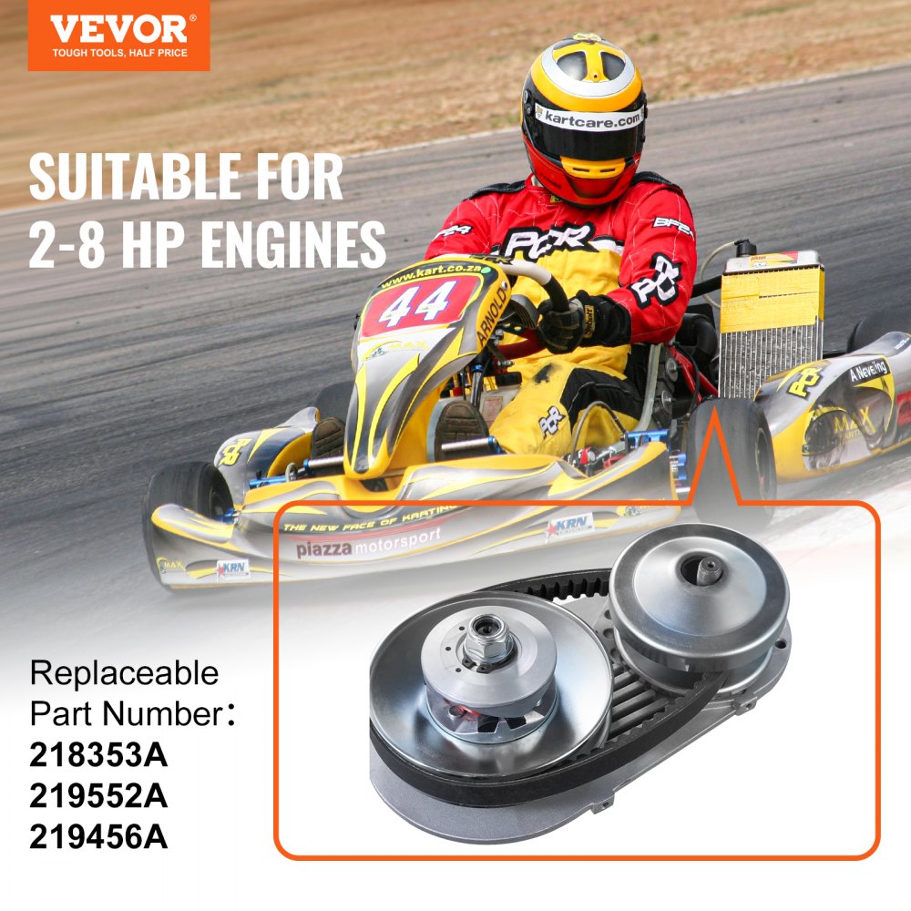 MC30K75D10T - Durable Steel Drive Clutch Kit with 3" & 5/8" Wheel Diameters