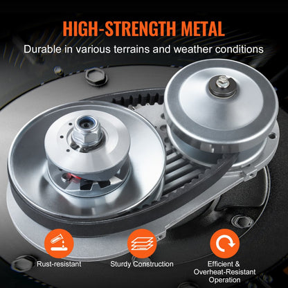 MC30K75D10T - Durable Steel Drive Clutch Kit with 3" & 5/8" Wheel Diameters