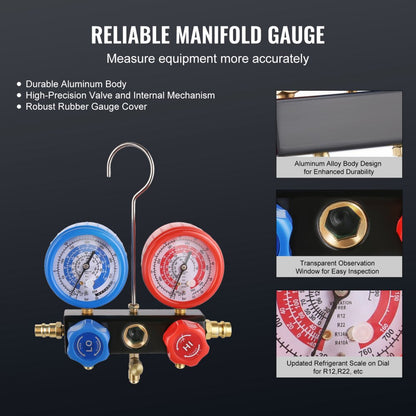 TW-1K - VEVOR 3.5 CFM AC Vacuum Pump for HVAC & Automotive Use