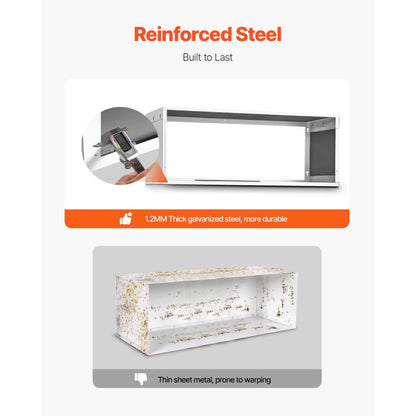 DWS-42 - Durable Galvanized Steel AC Wall Sleeve for Standard Units