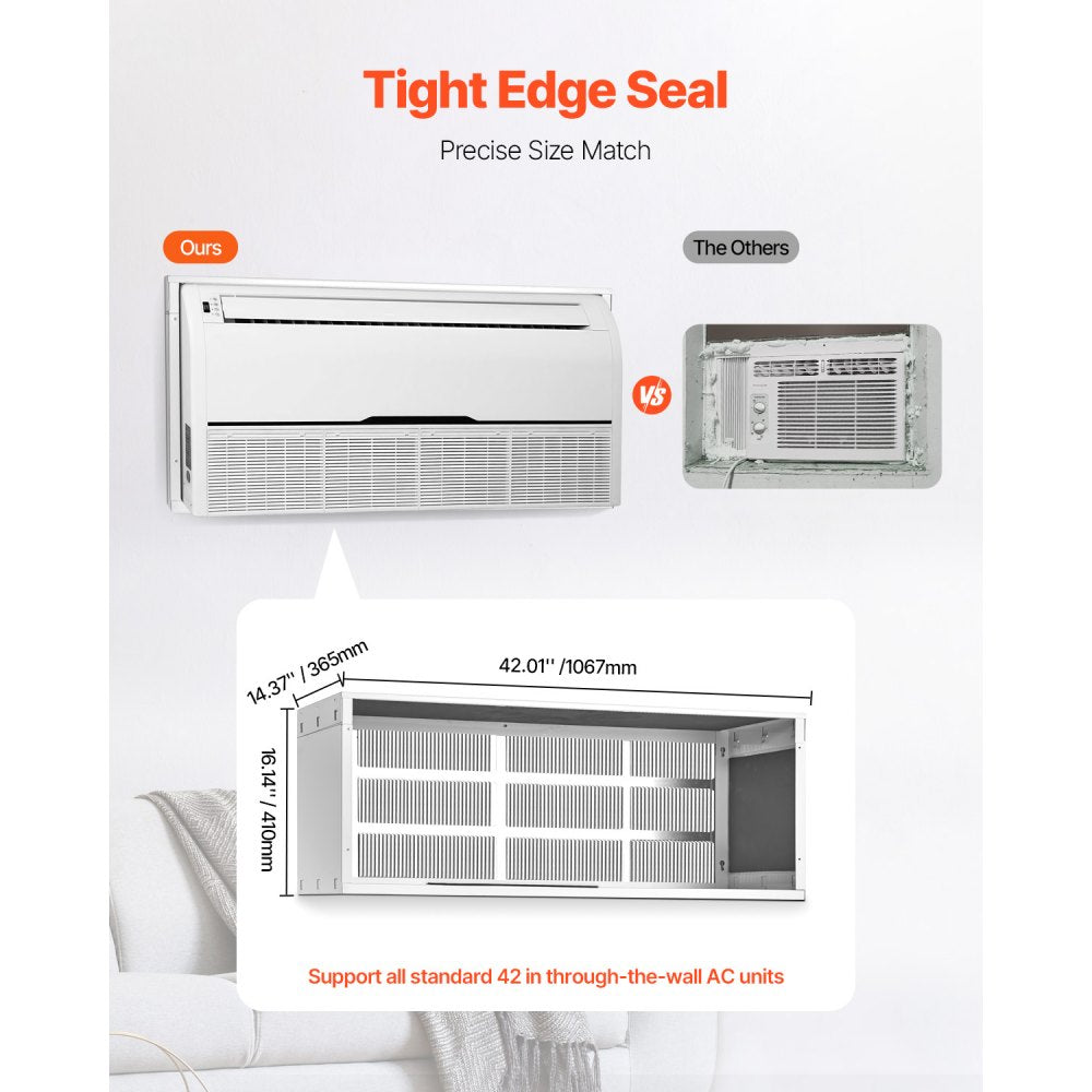 DWS-42G - Durable Galvanized Steel AC Wall Sleeve for Standard Units