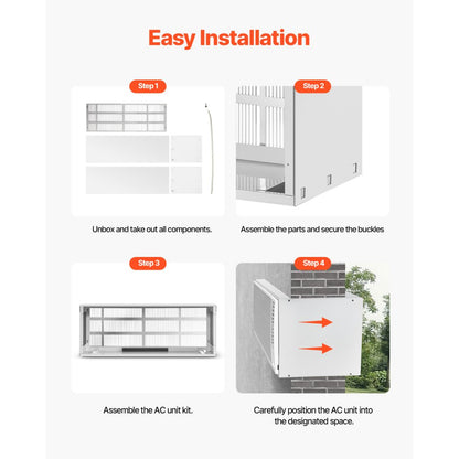DWS-42G - Durable Galvanized Steel AC Wall Sleeve for Standard Units