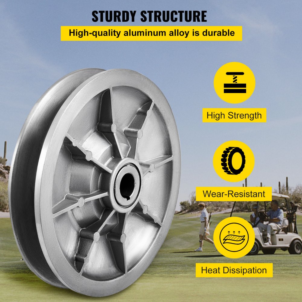 010834804772 - Durable Aluminum Driven Clutch for Club Car DS & Precedent Models