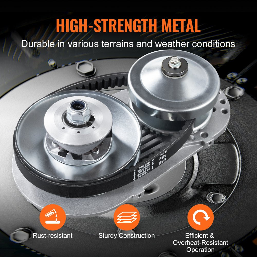 MC30K75D10T12T - Durable Steel Go Kart Drive Clutch Kit with 4" Wheel Diameter