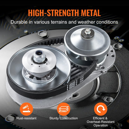 MC30K75D10T12T - Durable Steel Go Kart Drive Clutch Kit with 4" Wheel Diameter