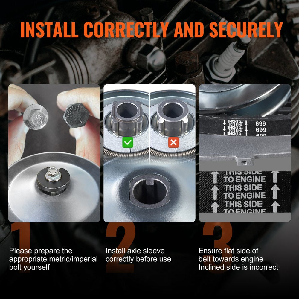 MC30K75D10T12T - Durable Steel Go Kart Drive Clutch Kit with 4" Wheel Diameter