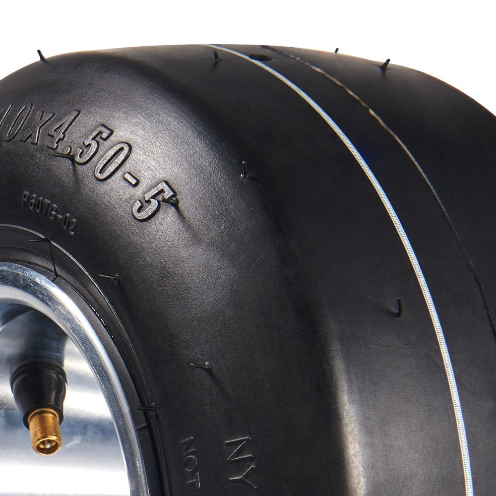 10×4.50-5 4PR/TL P607G - VEVOR 10" Go-Kart Tires, 130 lbs Capacity