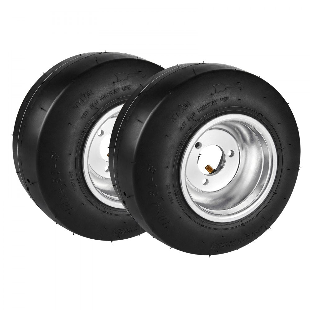 10×4.50-5 4PR/TL P607G - VEVOR 10" Go-Kart Tires, 130 lbs Capacity