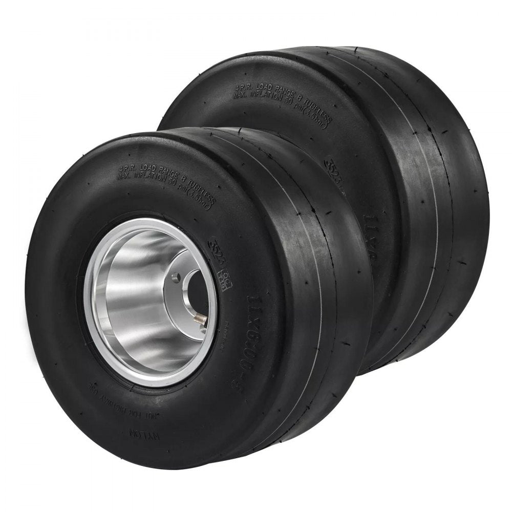 11×6.00-5 4PR/TL P607G - High-Elasticity Go-Kart Tires with 185 lbs Capacity
