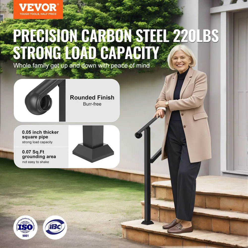 KD-23 - Durable Adjustable Handrails for Safe Outdoor Steps