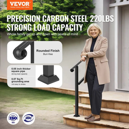 KD-23 - Durable Adjustable Handrails for Safe Outdoor Steps