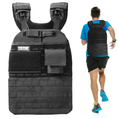 JS-VEST010 - Adjustable 3.5-40 lbs Weighted Vest for Customized Workouts