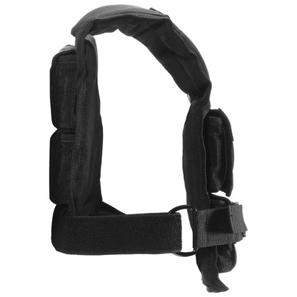 JS-VEST007 - 35lbs Adjustable Nylon Weighted Vest for Enhanced Training