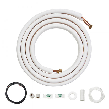 JSY-SS-SKU7 - 16ft Copper Mini Split Line Set for HVAC Systems