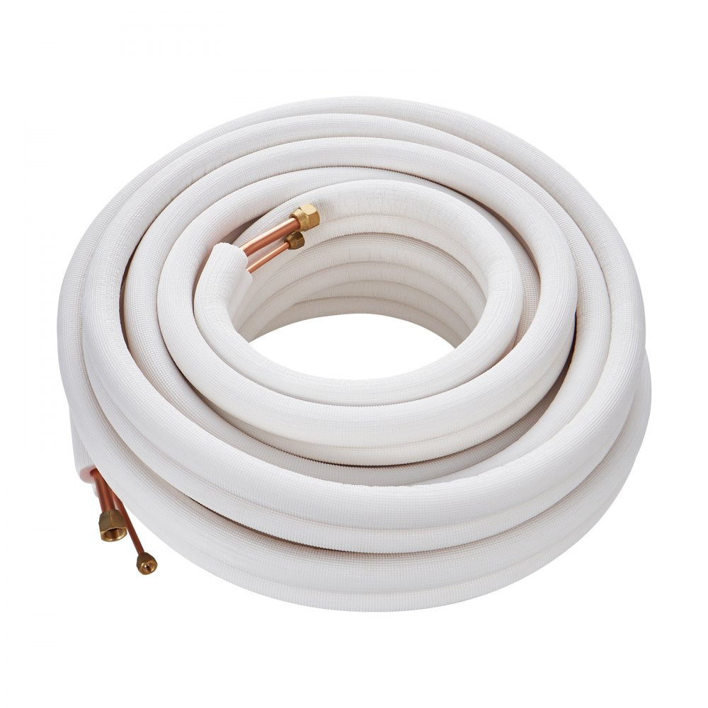 JSY-SS-SKU4 - 50FT Copper Mini Split Line Set with Triple-Layer Insulation