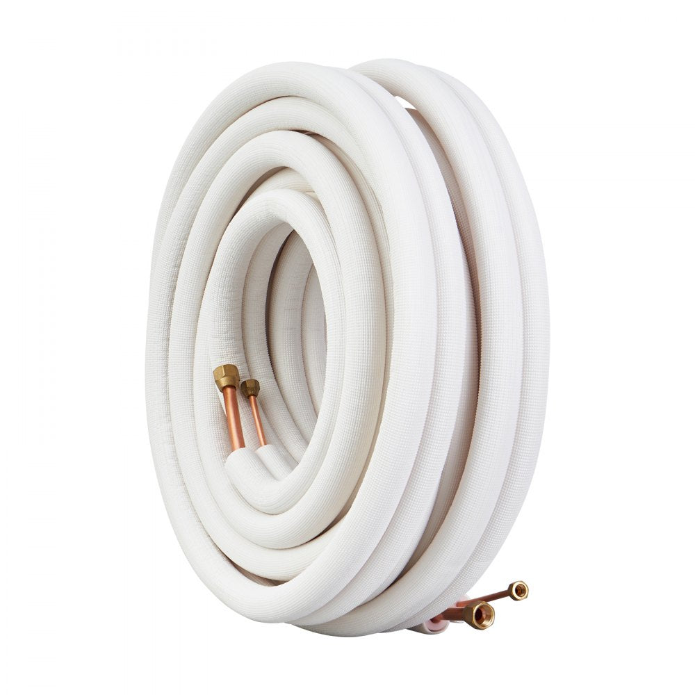 JSY-SS-SKU4 - 50FT Copper Mini Split Line Set with Triple-Layer Insulation