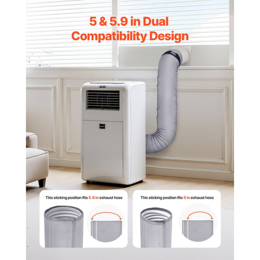 T741 - Heat-Resistant AC Hose Cover, 5" & 5.9" Diameter, Easy Install