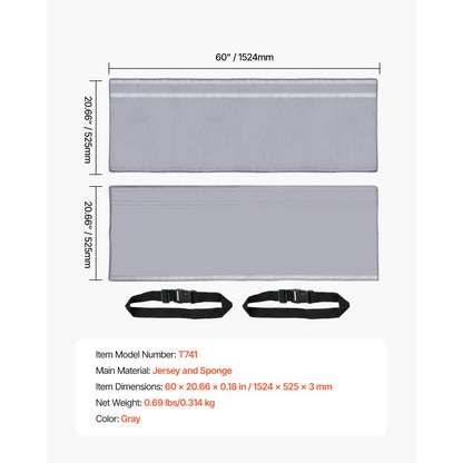 T741 - Heat-Resistant AC Hose Cover, 5" & 5.9" Diameter, Easy Install