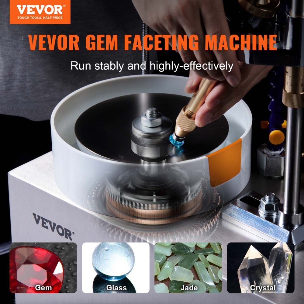 KD-8801 - Durable 180W Gem Faceting Machine for Jewel Crafting