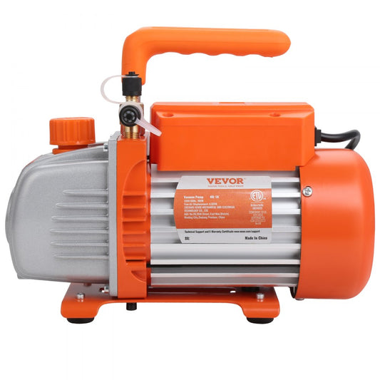 TW-1.5K - Compact 1/4 HP Vacuum Pump, 4.5 CFM, Lightweight Design