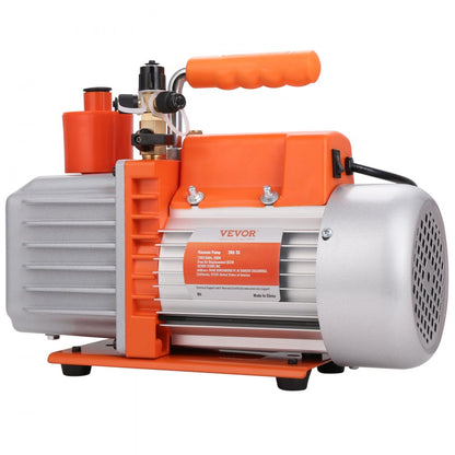 2TW-2G - VEVOR 2-Stage Rotary Vane Vacuum Pump for HVAC, 5 CFM