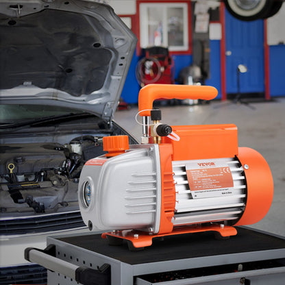 TW-1K - Compact 3.5 CFM VEVOR Vacuum Pump for HVAC & Refrigeration