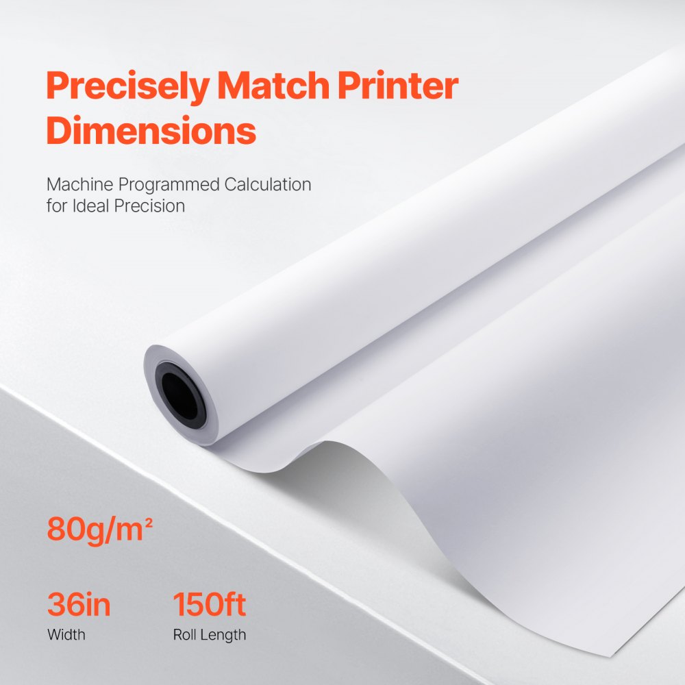 JSFL21080024P915 - Premium 36" x 150' Wide Format Paper Rolls, 4-Pack