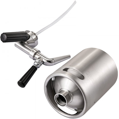 010880055922 - Portable 2L Stainless Steel Nitro Coffee Maker for Easy Brewing