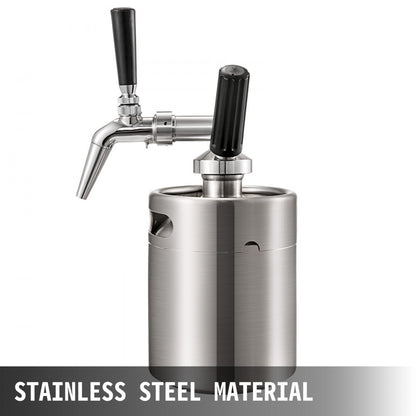 010880055922 - Portable 2L Stainless Steel Nitro Coffee Maker for Easy Brewing