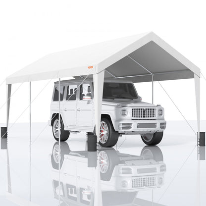 010595014191 - 10x20 ft VEVOR Heavy-Duty Carport with Reinforced Poles