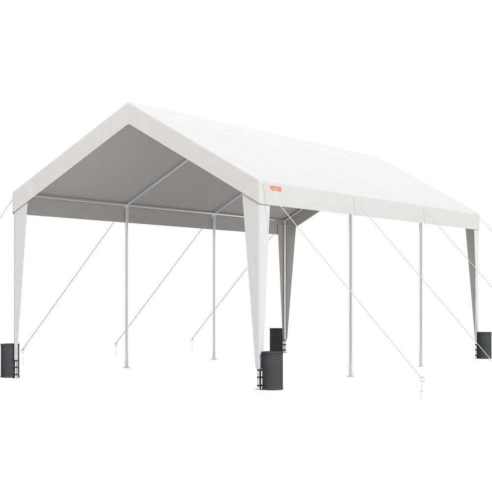 010595014191 - 10x20 ft VEVOR Heavy-Duty Carport with Reinforced Poles