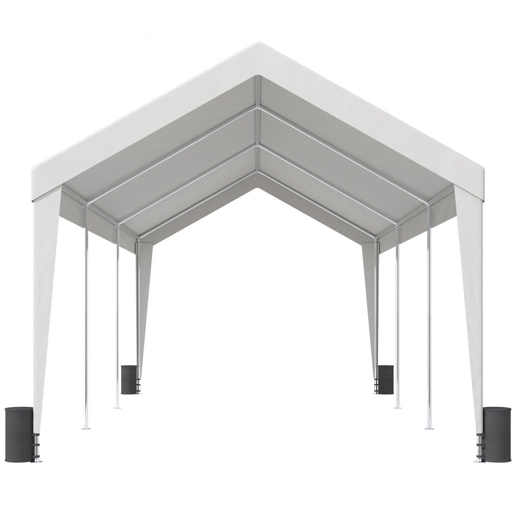 010595014191 - 10x20 ft VEVOR Heavy-Duty Carport with Reinforced Poles