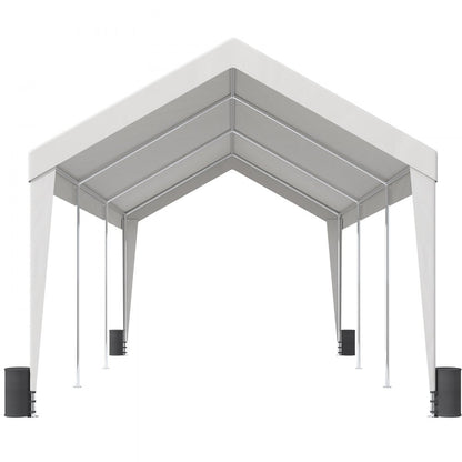 010595014191 - 10x20 ft VEVOR Heavy-Duty Carport with Reinforced Poles