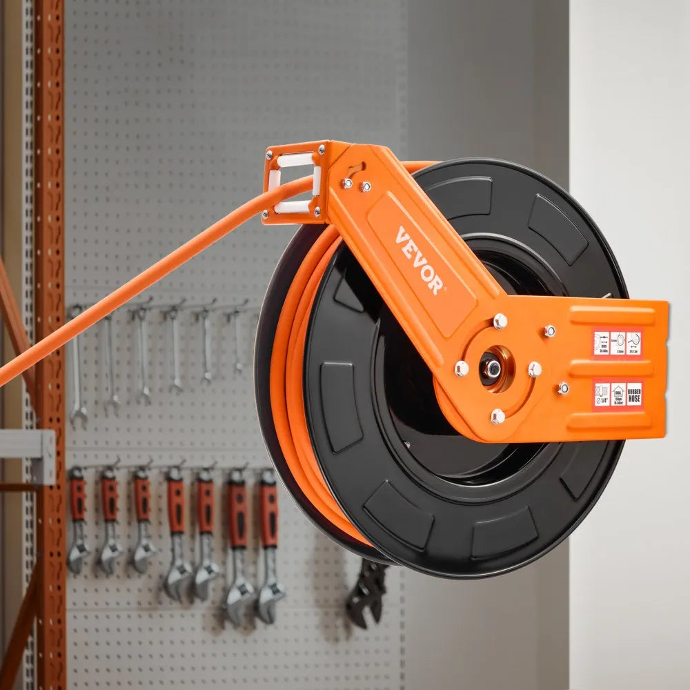 NT-A30 - 100ft Retractable Air Hose Reel with Auto-Rewind System