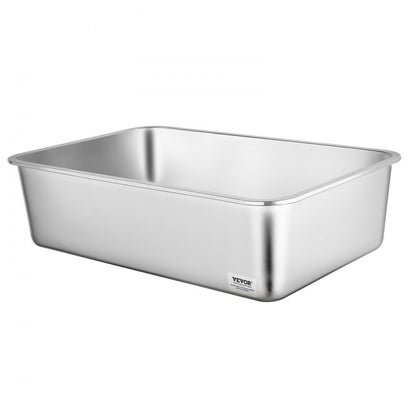 BP102 - Spacious 6-Inch Deep Cat Litter Box Set for Multi-Cat Homes