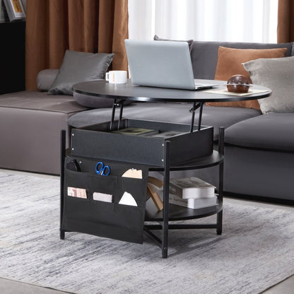 KLCT-13 - Adjustable 35.3" Coffee Table for Dining & Work