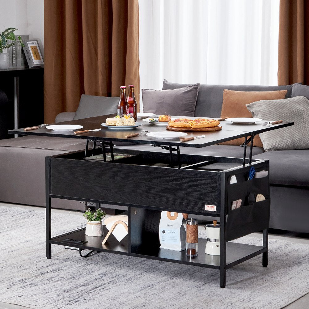 KLCT-08 - Versatile Lift-Up Coffee Table with Storage & Adjustable Height