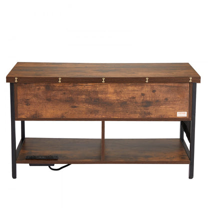 KLCT-05 - Versatile Lift-Top Coffee Table with Storage & Ambient Lighting