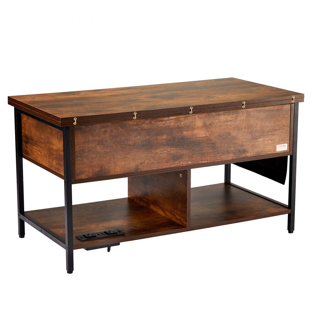 KLCT-05 - Versatile Lift-Top Coffee Table with Storage & Ambient Lighting
