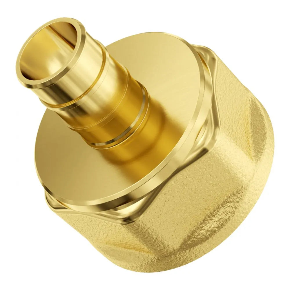PF5c-S3/4x3/4F Ⅱ - Durable Brass 3/4" Pipe Fittings, 12PCS Set