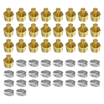 PF5c-S1/2x1/2M Ⅱ - 25PCS Brass Pipe Fittings for Plumbing Projects