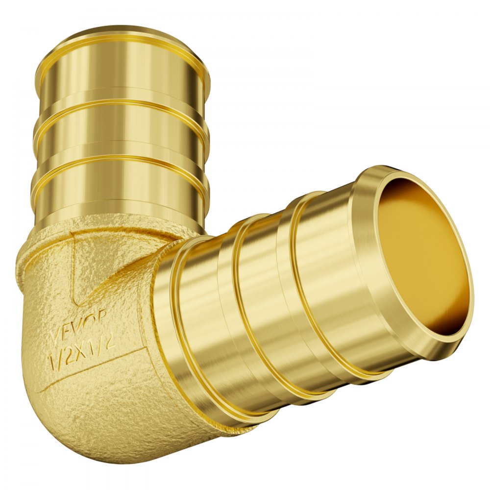 PF5c-L1/2x1/2 Ⅱ - Brass Pipe Fittings for PEX/PP, Easy Install