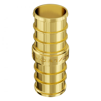 PF5c-S1/2x1/2 Ⅱ - 50PCS Brass Pipe Fittings for Water & HVAC Systems