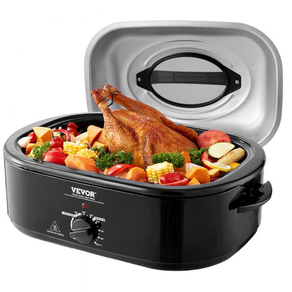RO162 - 20 QT VEVOR Electric Roaster with Self-Basting Lid & Glass Window