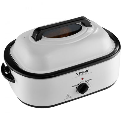 RO180 - 22 QT Electric Turkey Roaster with Self-Basting Lid and Glass Window