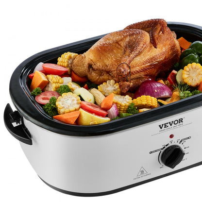 RO180 - 22 QT Electric Turkey Roaster with Self-Basting Lid and Glass Window