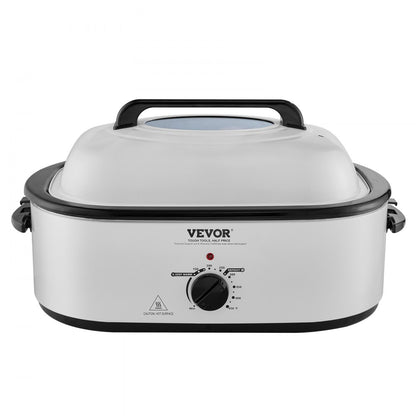 RO180 - 22 QT Electric Turkey Roaster with Self-Basting Lid and Glass Window