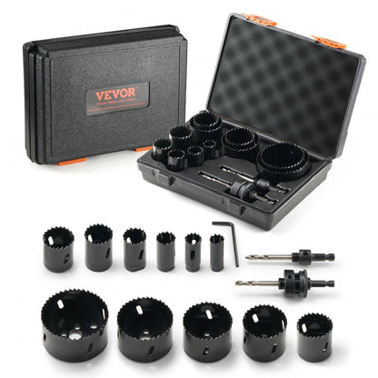 RD03-4001 - 11-Piece Hole Saw Kit for Wood, Plastic, and Metal
