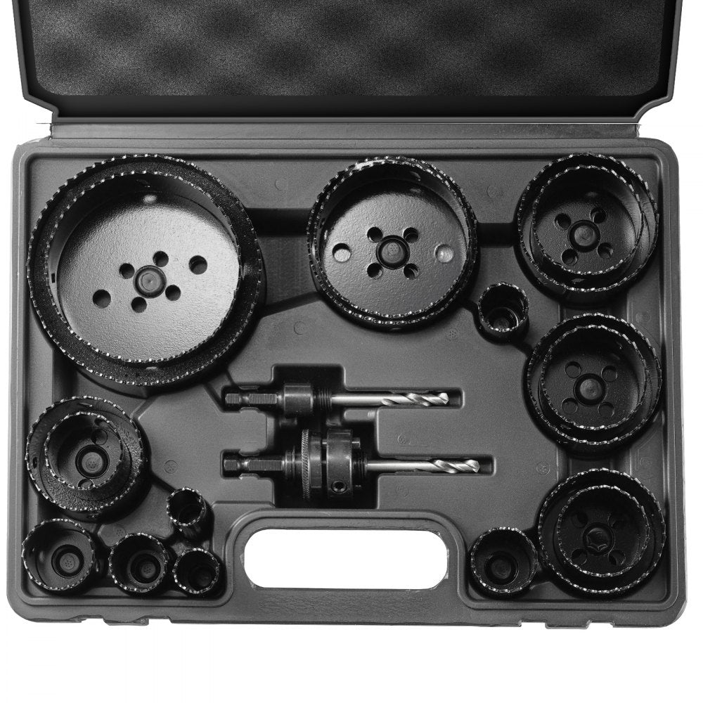 RD03-4002 - 18-Piece Hole Saw Kit for Wood, Plastic & Iron